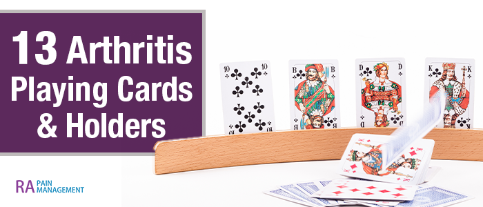 arthritis playing card holders